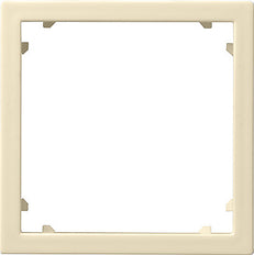 Marco Adaptador Gira 45x45 Cuadrado Sistema 55 Crema Blanco - 028301 [2 piezas]