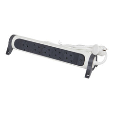 Legrand Premium Base de 5 tomas con cable de 3 m Negro-Blanco - 694538
