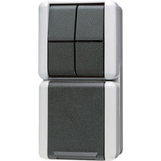 JUNG WG800 875W Conmutador combinado IP44 - 875W