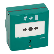 Legrand Interruptor de Alarma Manual Verde 2X Cambio - 138048