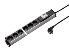 Martin Kaiser Regleta 6 tomas 16A Interruptor automático 3m de cable - 1339ZL6L-SW3 [10 Piezas]