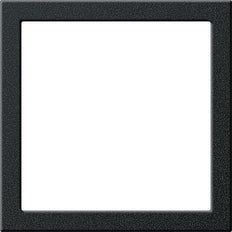 Placa de montaje Gira System 55 Negro mate - 264810 [2 piezas]