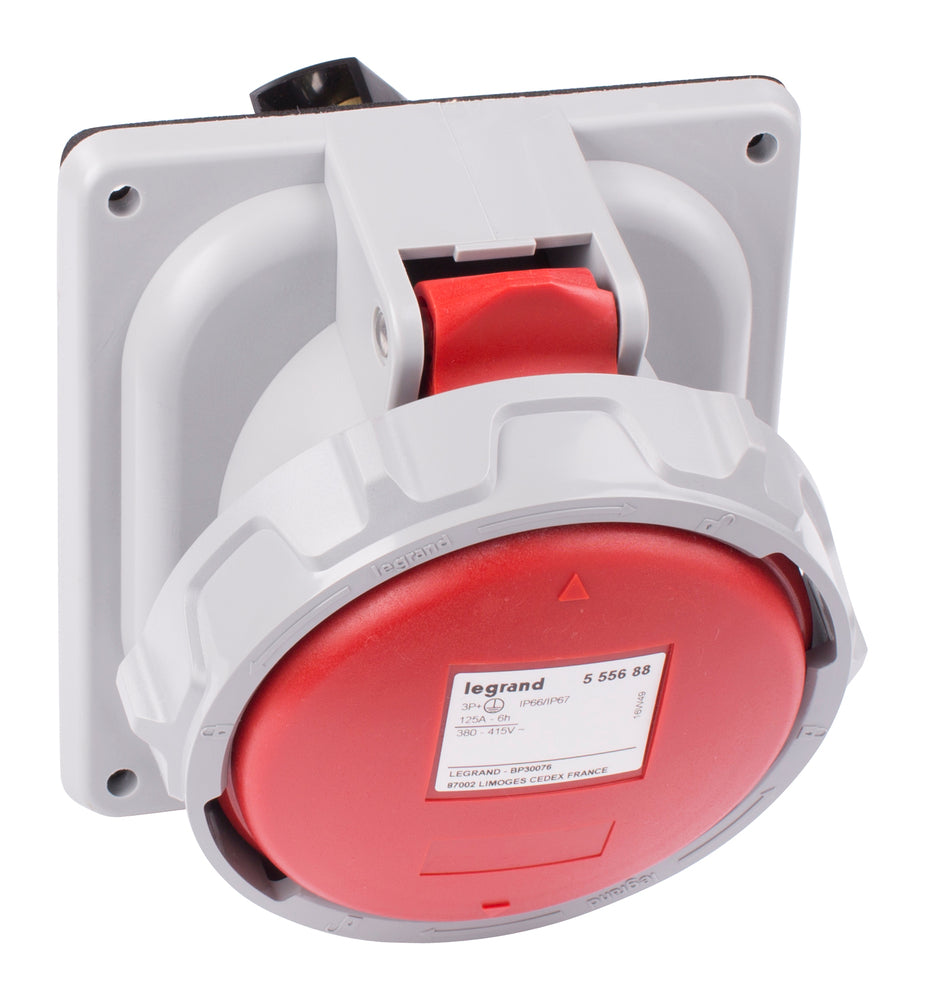 Legrand Toma Integrada 400V 125A 3P+A IP67 P17 CEE - 555688