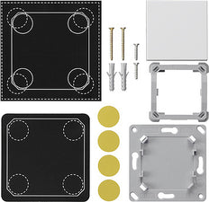 Gira Kit de montaje de transmisor de pared EnOcean Sistema 1G 55 Blanco puro - 823103