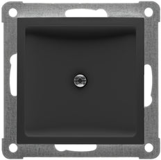 Peha Badora D 11.477.193 Negro Mate Placa de cubierta ciega - 00276832 [2 piezas]