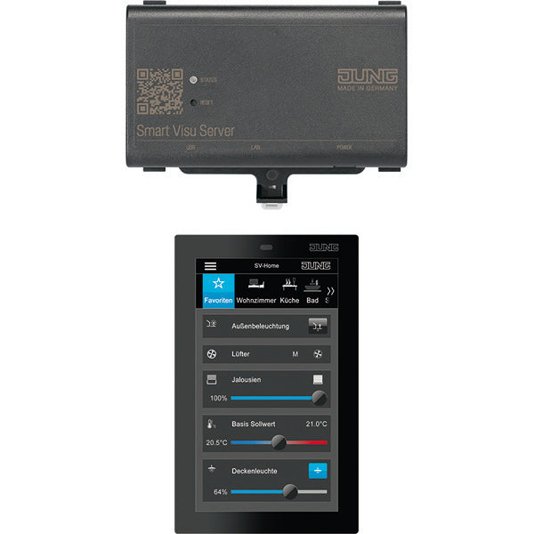 Jung SV-Servidor Set Con Smart Control 5 - SV-S-SC5SW