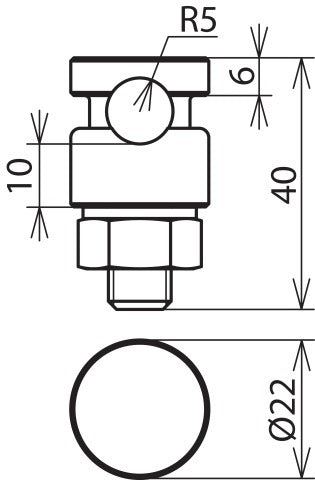 Conector de tornillo de apriete de acero inoxidable Dehn V4A con arandela elástica - 301099