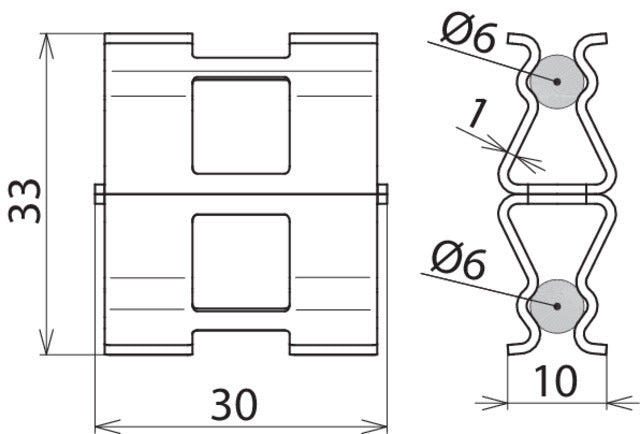 Dehn Abrazadera De Varilla St Bare Para Rd 6 Mm - 308134 [2 piezas]