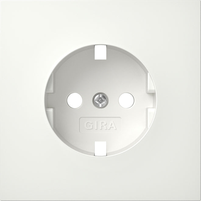 Gira F100 White Schuko Socket Cover - 4920112 [2 pieces]