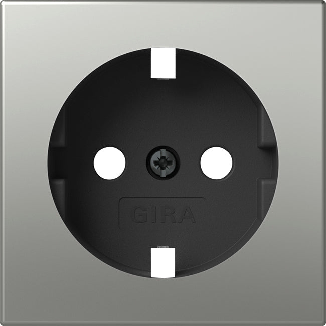 Gira Sistema de toma Schuko 55 Acero inoxidable - 4920600