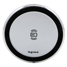 Legrand Disq80 Cargador Inalámbrico de Inducción de Aluminio 15W - 077641L