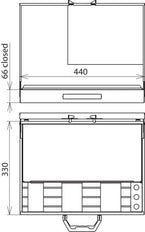 Dehn Caja De Chapa De Acero Para Kit De Tierra Y Cortocircuito - 766298