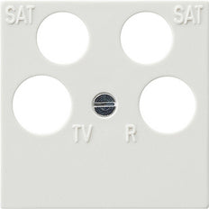 Placa de cubierta Gira 4 vías S-Color Blanco Puro - 025940