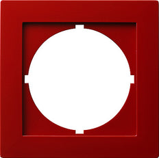 Gira Marco Adaptador Redondo S-Color 50x50mm Rojo - 028143 [2 piezas]