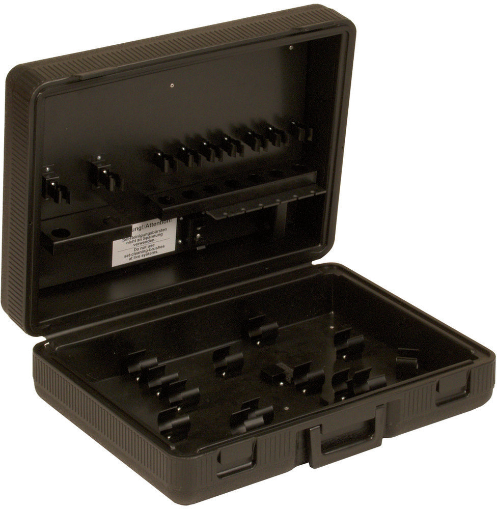 Estuche de plástico Dehn con soporte para juego de limpieza en seco NS - 785506