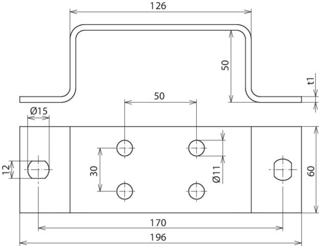 Barra colectora de puesta a tierra Dehn Acero inoxidable Con 2x2 Terminales - 472109
