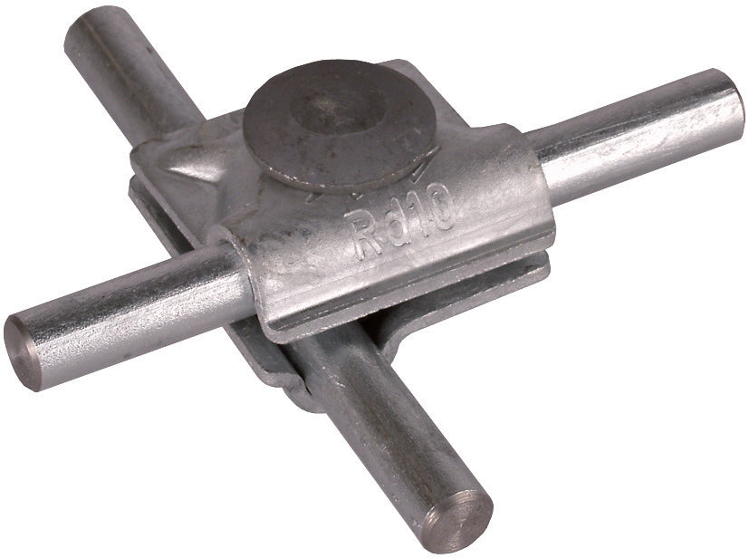 Dehn MV Abrazadera St/Tzn Para Rd 10mm Con Tornillo Cabeza Truss - 391060 [2 piezas]