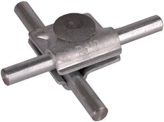 Dehn MV Abrazadera St/Tzn Para Rd 10mm Con Tornillo Cabeza Truss - 391060 [2 piezas]