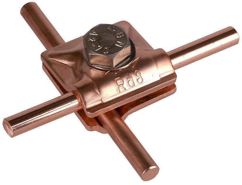 Dehn MV Abrazadera Cu Con Tornillo Hexagonal Y Arandela De Resorte - 390557