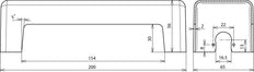 Tapa Dehn para barra equipotencial R15 - 563015