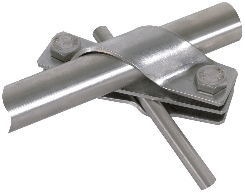 Dehn StSt Soporte De Conexión Para Barras De Tierra V4A D25mm Rd 7-10mm Fl-40 - 649015