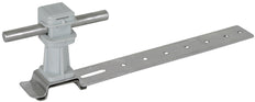 Dehn Soporte de Conductor de Techo Al Plástico Gris H 36mm Rd 8mm L 205m - 204170 [2 piezas]