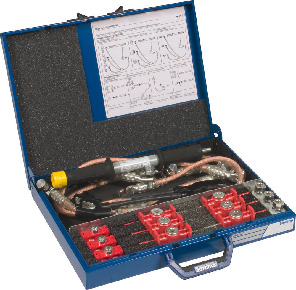 Kit de puesta a tierra y cortocircuito Dehn para distribución de cables - 745500