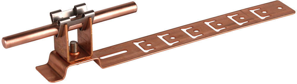 Dehn Unigrip Cu Soporte de Conductor de Techo H 20mm Rd 8mm L 205 - 206207