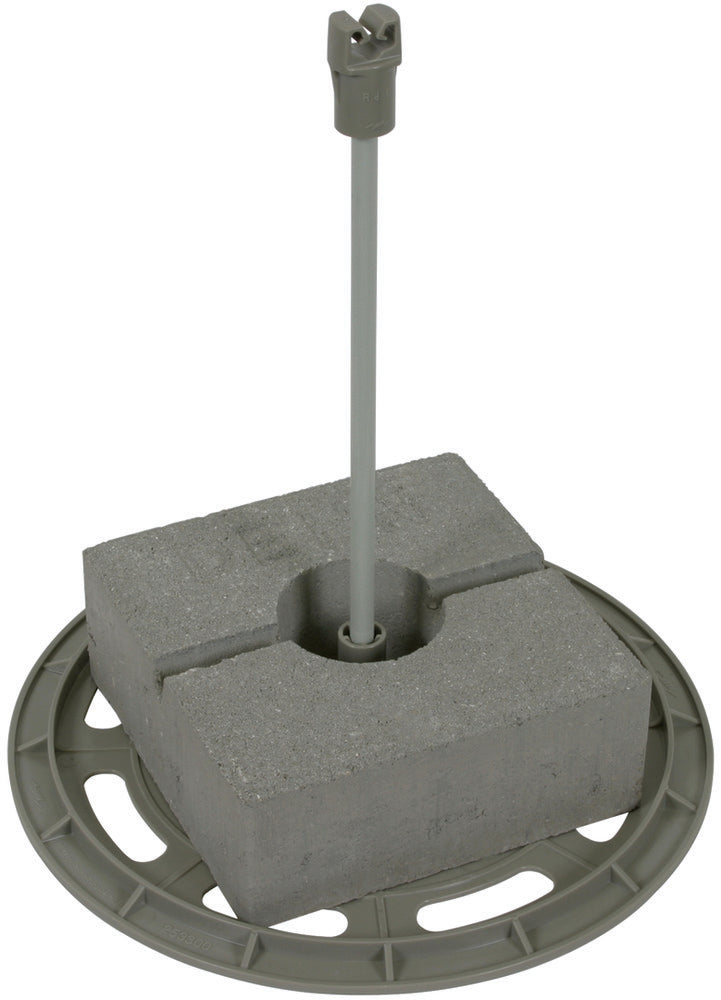 DEHN DLH 8 H435 D300 BS Juego Con Placa Base Y Bloque De Hormigón - 253125