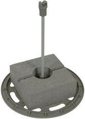 DEHN DLH 8 H435 D300 BS Juego Con Placa Base Y Bloque De Hormigón - 253125