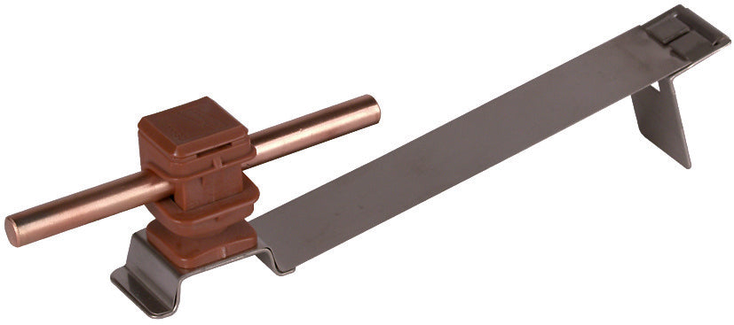 Soporte de Conductor de Techo Dehn Flexisnap Acero Inoxidable Marrón - 204936 [2 piezas]