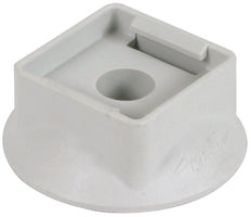 Dehn Base De Plástico Para Conductor Y Portacañas Gris - 276016 [10 piezas]