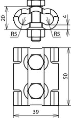 Juego de conectores paralelos Dehn para varios diámetros Rd 4-10mm - 305000