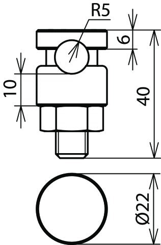 Dehn KS Conector Acero Inoxidable para Varilla 6-10mm Unidad - 301009
