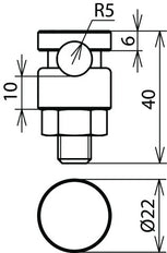 Dehn KS Conector Acero Inoxidable para Varilla 6-10mm Unidad - 301009