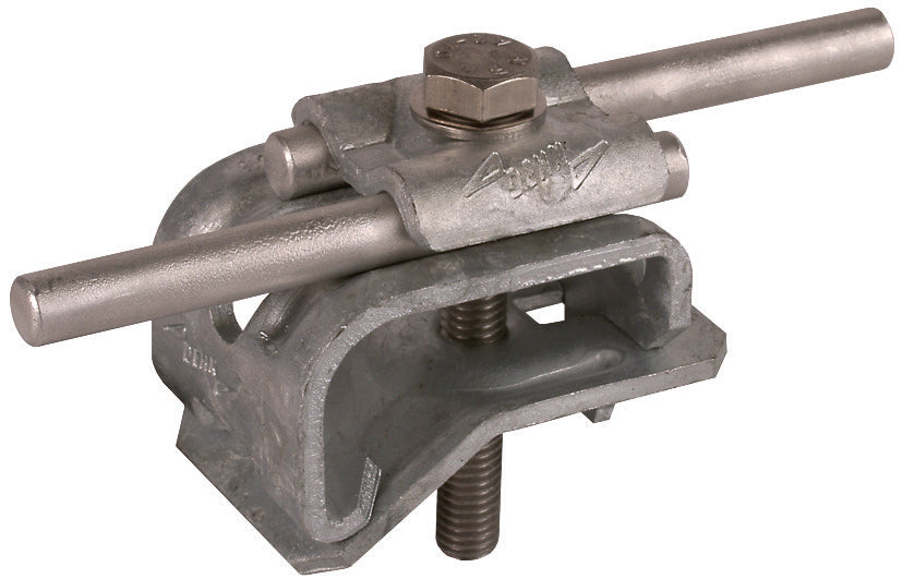 Abrazadera de canalón de doble grapa para cordón 16-22mm Rd 8-10mm - 339110 [2 piezas]