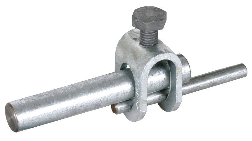 Abrazadera de varilla Dehn St/tZn para kit Rd 8-10/Rd 16mm - 380020 [2 piezas]