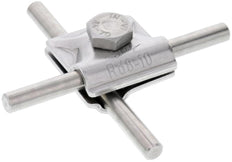 Dehn MV Abrazadera StSt V4A Para Rd 8-10mm Con Tornillo Hexagonal - 390079