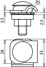 Dehn MMV Abrazadera CU Para Rd 6-8mm Con Tornillo Y Tuerca - 390257