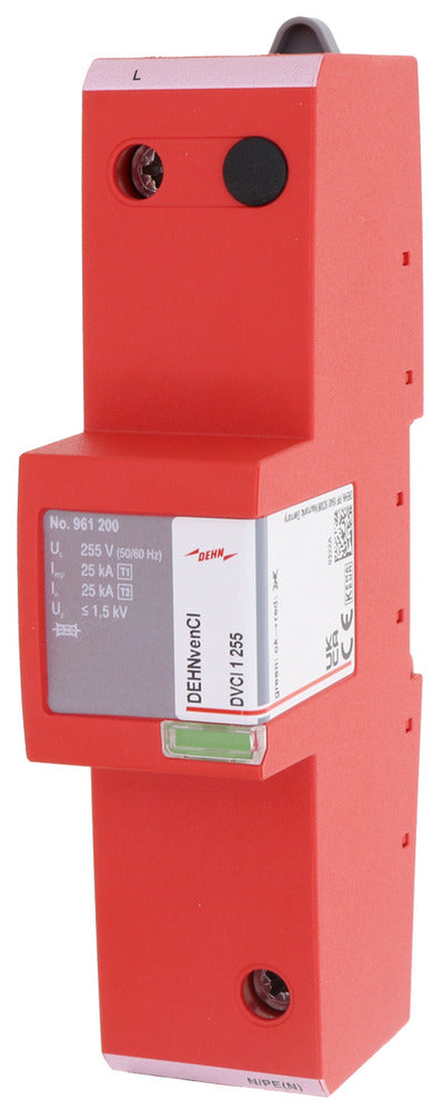 DEHN DVCI Descargador Combinado Tipo 1 Y 2 1-Polo 255V AC - 961200
