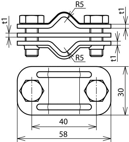 Pinza Desconectadora Dehn Uni Con Placa Intermedia - 459129