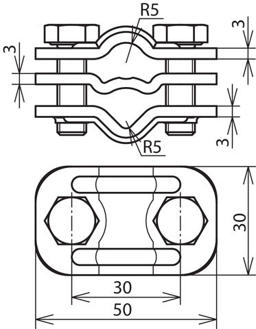 Pinza Desconectadora Dehn Uni Con Placa Intermedia - 459003