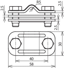 Pinza Desconectadora Dehn Uni Con Placa Intermedia - 459139