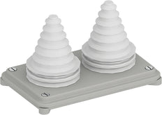 ABB ZW455 Placa de brida con 2 pasacables 14-68mm - 2CPX039512R9999