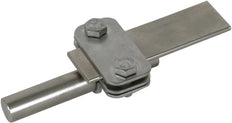 Abrazadera de desconexión de acero inoxidable Dehn Uni con placa - 459159