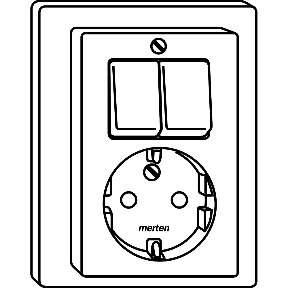 Interruptor y toma de corriente de la serie combinada M-Smart - 278219