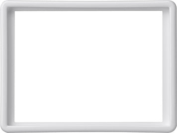 Gira S-Color Blanco Puro Doble Marco Cubreenchufe - 093440 [2 piezas]