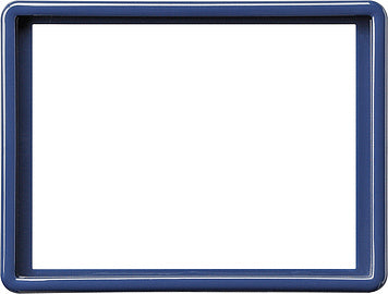 Gira S-Color Marco protector azul para toma de pared doble - 093446