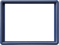 Gira S-Color Marco protector azul para toma de pared doble - 093446