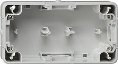 Gira Interruptor de 2 vías horizontal Carcasa Parte Gris - 093730